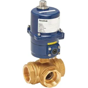 DYNAQUIP CONTROLS EYHG8AUE01 Electronic Ball Valve Brass 2 Inch | AA8YYQ 1AWB8