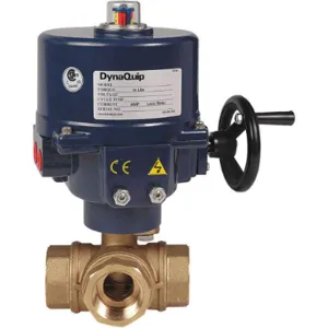 DYNAQUIP CONTROLS EYHGAAUE01 Electronic Ball Valve Brass 3 Inch | AA8YYR 1AWB9