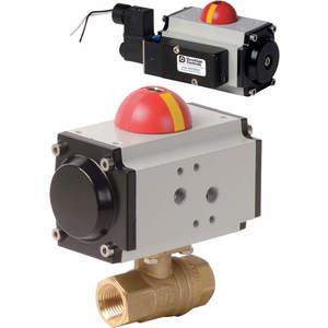 DYNAQUIP CONTROLS PHG27ATS054A Ball Valve Pneumatic Actuated Double Act 1-1/2in | AD6PTX 46Z621