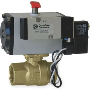 DYNAQUIP CONTROLS PHH2AATD05A Ball Valve 3 Inch Npt Double Acting Brass | AA8ZBF 1AWJ5