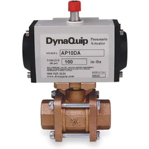 DYNAQUIP CONTROLS PVA64AMD01A Ball Valve Pneumatic Double Acting 3/4in | AD2RNY 3TPH4