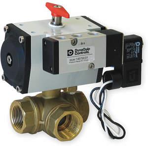 DYNAQUIP CONTROLS PYHG5AUD02A Ball Valve 1 Inch Npt Double Acting Brass | AA8ZBM 1AWK2