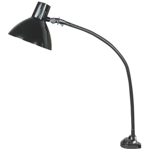 DAZOR 1269A-BK Clamp Base Light, Wide-Beam Flex Arm, Black, 38 Inch | AG7HCK