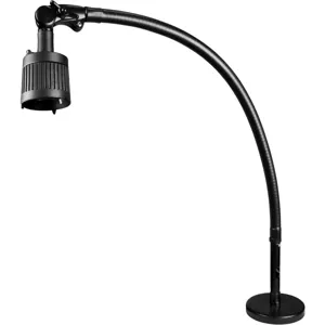 DAZOR 6950-BK Halogen Flex Arm Magnetic Mount Light, 20W, Black | AG7GXE