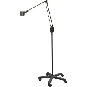 DAZOR LED-CA34RS-BK EcoFlex Led Mobile Floor Stand Light, Black, 34 Inch | AG7GYK