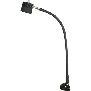 DAZOR LED-FA35CM-BK EcoFlex II LED, Clamp Base Light, Black, 25 Inch | AG7GZD