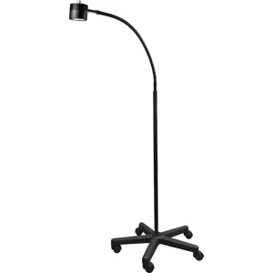 DAZOR LED-FA35RS-BK EcoFlex II LED, Mobile Floor Stand Base Light, Black, 25 Inch | AG7GZJ