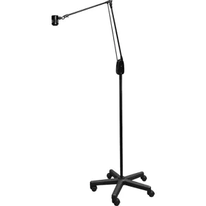 DAZOR LED-SL34RS-BK Saturn LED, Mobile Stand Base Light, Black, 38 Inch | AG7HAP