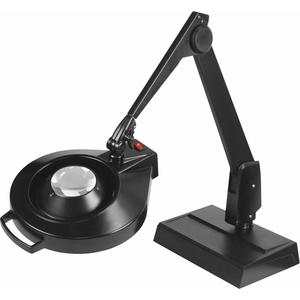 DAZOR LMC100-16-BK Led Circline Magnifier, 5X, Desk Base, Black, 28 Inch | AG7GUP