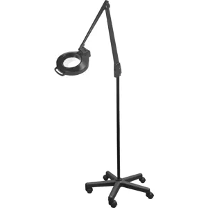 DAZOR LMC710-11-BK Led Circline Magnifier, 3.75X, Mobile Floor Stand, Black, 41 Inch | AG7GVE