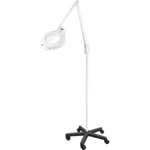DAZOR LMC710-11-WH Led Circline Magnifier, 3.75X, Mobile Floor Stand, White, 41 Inch | AG7GVF