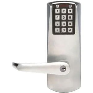 KABA E2051XSLL62641 Electronic Lock Satin Chrome 12 Button | AH3FUG 31NG72