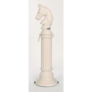 EAGLE 1212BEIGE Decorative SafeSmoker Hitching Post - Beige | AG8DHW