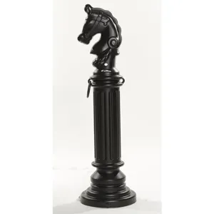 EAGLE 1212BLACK Decorative SafeSmoker Hitching Post - Black | AG8DHX