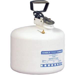 EAGLE 1535 Type I Safety Can 3 Gallon White 13 Inch Height | AD2DUF 3NKN9
