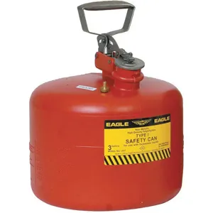 EAGLE 1537 Type I Safety Can 3 Gallon Red 13 Inch Height | AE7VFX 6AP27