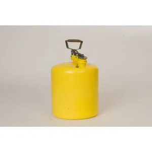 EAGLE 1539 Type I Safety Can, 12-1/2 In Dia x 17 In H, 5 Gallon, Yellow | AG8DGF