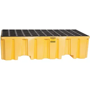 EAGLE 1620ND Drum Spill Containment Pallet, Polyethylene Body, 66 gal Cap | AC6NHU 35U058