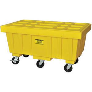 EAGLE 1624K Spill Kit Box mit Deckel – Gelbes HDPE – 110 Gallonen | AF6RJG 20GY35