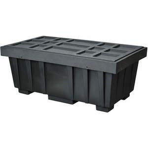 EAGLE 1624KB Spill Kit Box mit Deckel – Schwarzes HDPE – 110 Gallonen | AF6RJH 20GY36