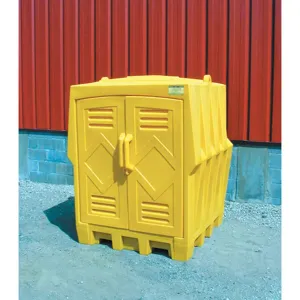 EAGLE 1649 Covrd Drum Spll Containment Hut Double Doors | AE6CQY 5PW03