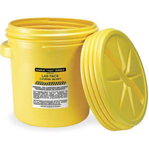 EAGLE 1650 Lab Packs with Screw-On Lid, Yellow, 20 Gallon, 51.8cm x 51.8cm Size | AE6CQZ EDR16500YL / 5PW04