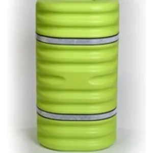 EAGLE 1709LM 9 In Round Column Protector 42 In High, Lime | AG8DZN