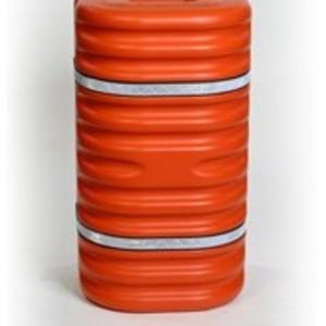 EAGLE 1709OR 9 In Round Column Protector 42 In High, Orange | AG8DZM