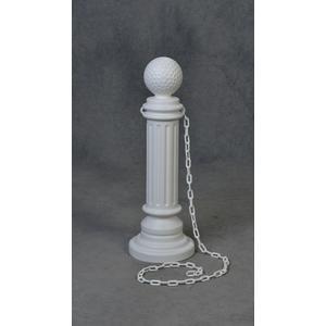 EAGLE 1714WHT Decorative Post Sleeve, Golf Traditions - White | AG8ECG