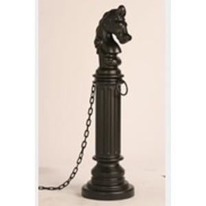EAGLE 1715BLK Decorative Post Sleeve, Hitching Post - Black | AG8ECH