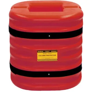 EAGLE 1724-8RED Column Protector for 8 In Column, 24 In High - Red | AG8DZT 32NC65