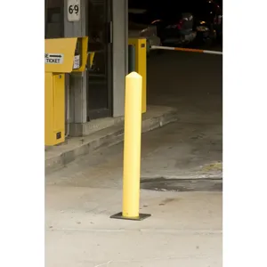 EAGLE 1731 5 In x 42 In Yellow Poly Bollard Post | AG8EDC