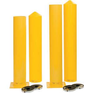 EAGLE 1764PS All-in-One 6 In Steel Bollard Post & Poly Post Sleeve 42 In High Combo | AG8ECD