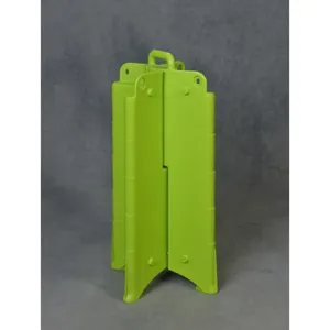 EAGLE 1840NS Ped-Crossing Collapsible Barricade, Lime Without Sheeting | AG8EDF