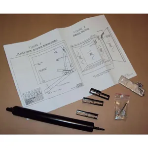 EAGLE 1912G Self Closing Kit 2 Inch H 6 Inch Width Steel | AA7HRF 15Y992