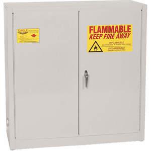 EAGLE 1932 GRAY Flammable Safety Cabinet 30 Gallon Gray | AD8AWW 4HPY6