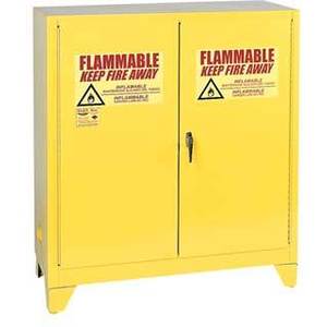 EAGLE 1932LEGS Tower Flammable Safety Cabinet, Manual Latching Doors | AF2WAU 6YG10