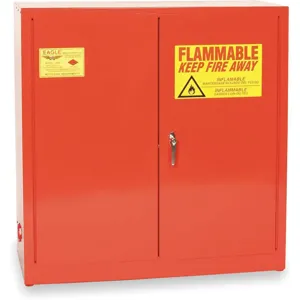 EAGLE 1975RED Hazardous Material Storage Cabinet, Two Self-Closing Doors | AC3DAC 2RNY9