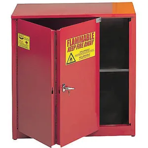 EAGLE 3010 RED Flammable Safety Cabinet 30 Gallon Red | AD8AUA 4HPP3