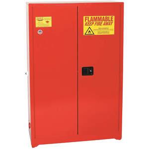 EAGLE 4510 RED Flammable Safety Cabinet, 2 Self Closing Doors, 2 Shelves | AD8AUE 4HPP7