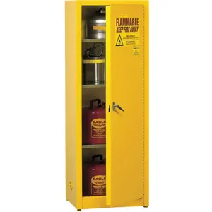 EAGLE 4610 Flammable Safety Cabinet 48 Gallon Yellow | AD8ATV 4HPN6