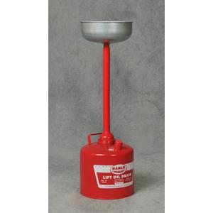 EAGLE 605 Lift Oil Drain Special Purpose Can, 5 Gallon, 11-1/4 In Dia x 38 In H, Red | AG8DHJ 36FM23