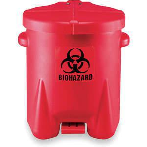 EAGLE 943BIO Biohazardous Poly Waste Cans, 6 Gallon, 42cm x 34.3cm Size | AD9FDY ECN943BIRD / 4RF67