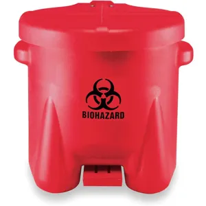 EAGLE 945BIO Biohazardous Poly Waste Cans, 55.9cm x 45.8cm Size | AD9FDZ ECN945BIRD / 4RF68