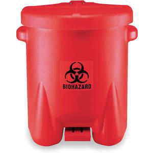 EAGLE 947BIO Biohazardous Poly Waste Cans, 55.9cm x 45.8cm Size, Red | AD9FEA ECN947BIRD / 4RF69