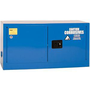 EAGLE ADD-CRA Acid/Corrosive Safety Cab Add-on w/Opt Shelf, 15 Gal, Blue, One Door Manual Close | AG8DDA