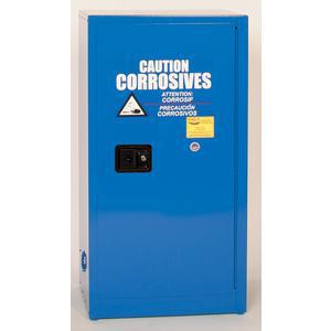 EAGLE CRA-1905 Sicherheitsschrank aus Metall für Säuren und korrosive Stoffe, 16 Gallonen, blau, eine Tür, selbstschließend | AG8DDC