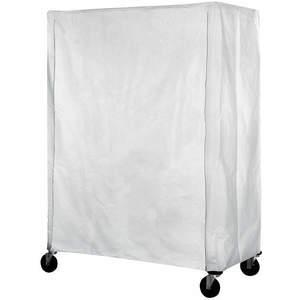 EAGLE GROUP CV-63-2472 Cart Cover 72 x 24 x 63 White Polyester | AC7WAG 38X284