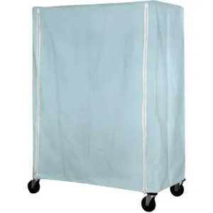 EAGLE GROUP CZC-74-2472-PB Cart Cover 72 x 24 x 74 Blue Nylon Zipper | AC7VWK 38X194