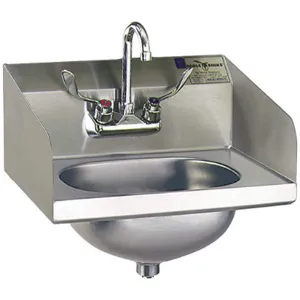 EAGLE GROUP HSA-10-FW-LRS Hand Sink Wall 18-7/8 Inch Length 14-3/4 Inch Width | AD6VFC 4AVG9